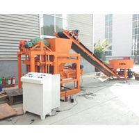 Machine automatique LONTA QTJ4-28 pour la fabrication de blocs de pavés creux emboîtables de 4, 5, 6, 8 et 9 pouces en ciment et béton