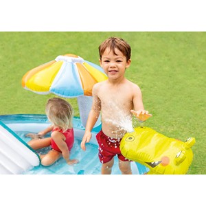 Centro de Juegos Acuáticos Inflable con Forma de Cocodrilo, Tobogán y Piscina con Aspersores, Juguete de Verano para Niños - Product Image 4