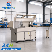 Sierra de Corte Automática para Esquinas de Marcos de Ventanas de Aluminio Comerciales, con Alta Precisión, Motor de 380V y 3.0KW de Potencia