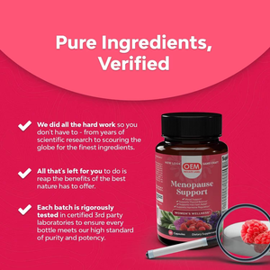 Fórmula Popular para el Apoyo a <span class=keywords><strong>la</strong></span> Menopausia en Mujeres, Alivia los Brotes de Calor, Equilibra el Estado de Ánimo, Apoya <span class=keywords><strong>la</strong></span> Salud de <span class=keywords><strong>la</strong></span> <span class=keywords><strong>Tiroides</strong></span>, Regulación Hormonal, OEM - Product Image 2