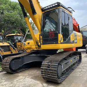 Excavadora sobre orugas hidráulica mediana usada Komatsu de 21 toneladas de Japón de alta calidad, a la venta, Komatsu, de 21 toneladas, a la venta - Product Image 4