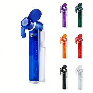 Ventilateur brumisateur portatif mini avec pales en mousse et bouteille d'<span class=keywords><strong>eau</strong></span> amovible, alimenté par piles sèches, jouet pour enfants - Product Image 1