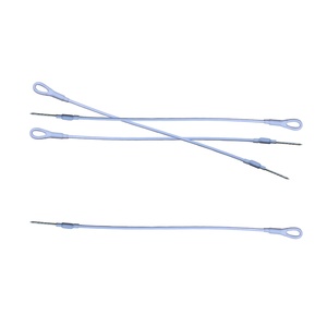 โรงงานผลิต E-Bit ขนาด 17 ซม. ตัวเรือนพลาสติกสีขาว ระบบ EAS สายสลิงพร้อมห่วง 1 วง และหมุด 1 ตัว สำหรับระบบป้องกันการขโมยสำหรับร้านค้าปลีกหลากหลายประเภท - Product Image 1