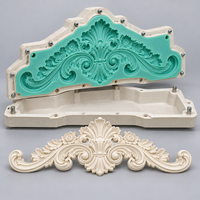 Moule de décoration de porte en résine Tietuo + noyau en silicone PU C296-G1, matériaux et équipements de moulage résistants à la corrosion