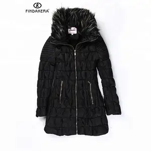 Long Style Down Jackets Lightweight Packable Winter Women's Puffer Jacket Custom Buttons Jackets For Women Parka Clothing