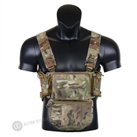 Equipo de aparejo de pecho táctico clásico estilo D3 Chaleco táctico de propósito general ligero con bolsa de caída MU