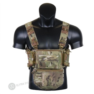 Equipo de aparejo de pecho táctico clásico estilo D3 Chaleco táctico de propósito general ligero con bolsa de caída <span class=keywords><strong>MU</strong></span> - Product Image 4