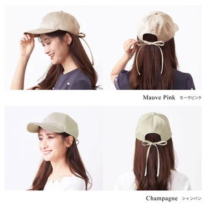 Gorra de béisbol para mujer con correas fijas, gorra de béisbol con protección solar, material de poliéster - Product Image 6