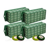 Support floral en mousse personnalisé pour arrangement floral vert, idéal pour la décoration de bureau ou murale