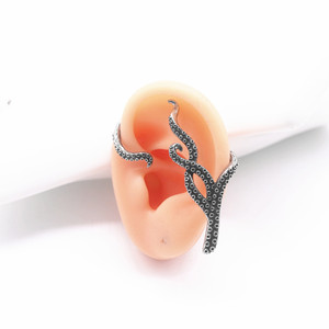 yunnique Octopus Tentacle <b>Cuff</b> <b>Earrings</b> 316 Stainless Steel Ear Clips For Men Women Non Piercing Fashion Jewelry - Product Image 5
