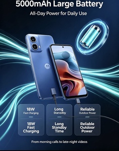 Téléphone portable débloqué Moto G34 <span class=keywords><strong>5G</strong></span>, écran IPS 6,5 pouces 120 Hz, photographie 50 MP, processeur octa-core, smartphone Android - Product Image 2