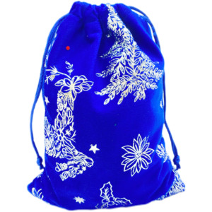 Sac cadeau en velours hollandais avec cordon de serrage, logo de marque personnalisé, emballage et impression écologiques pour bagues et colliers - Product Image 3