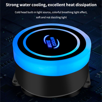 TISHRIC-Refroidisseur d'Eau pour Processeur de Processeur, 120mm, 240mm, 360mm, RGB, avec Processeur de Radiateur Intégré, LGA INTEL 1151/2011/AM3 +/AM4