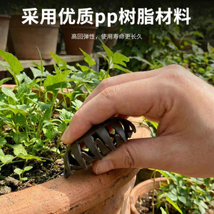 Caja de Fertilizante de Plástico Negra Airi Shield, Herramientas para Bonsái, Dispensador de Alimento para Plantas de Jardín para Macetas - Product Image 4