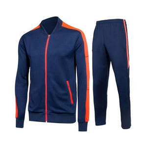 Chándal de fútbol de alta calidad talla libre 100% poliéster logotipo personalizado ropa deportiva para hombre traje transpirable al por mayor - Product Image 3