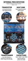 Amplificador Profesional Rock de 2500 Rms, Amplificador para Subwoofer FP22000Q para Escenarios en Vivo