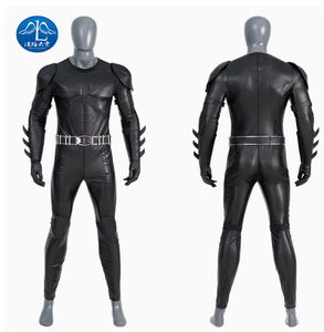 バットマン コスチューム メンズ 大人用 ジャンプスーツ スーツ ハロウィン コスプレ スーパーヒーロー 衣装 各種スタイル バットマン ジャンプスーツ 小道具 - Product Image 3