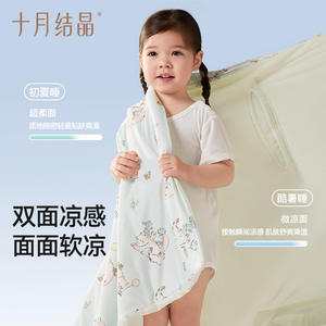 Manta Antipatadas para Bebé October Crystal, 100% Seda, Refrescante, Primavera/Verano, 120x100cm, Diseño de Dibujos Animados - Product Image 2