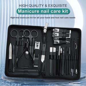 Longhui Nail Clipper Set 30PCS Manicure <strong>Pedicure</strong> <strong>Tools</strong> Large Nail Clippers <strong>Pedicure</strong> Knife Nail Scissors With Leather Bag - Product Image 6