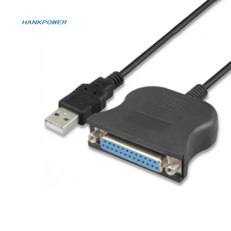 USB 25Pin DB25 kadın IEEE 1284 paralel yazıcı winadaptörü baskı dönüştürücü kablosu için Win98/ 2000/ XP/ VISTA/ Win 7