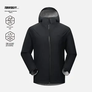 Chaqueta de Senderismo y Montañismo PELLIOT, Cortavientos de Carcasa Dura para Exteriores, Nueva, Ultraligera, Impermeable, con Cremallera TORAYDELFY - Product Image 1
