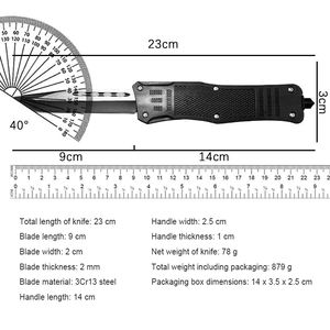 Hongrui بالجملة التخييم في الهواء الطلق البقاء على قيد الحياة متعددة الأغراض للطي شفرة سكين تخصيص EDC أداة للصيد ديي الصف - Product Image 2