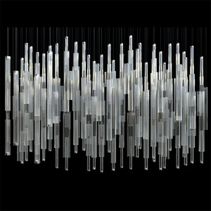 Lámpara de oro de lujo personalizada K9, lámpara de techo de cristal de alta calidad, iluminación colgante, dormitorio, luz moderna grande - Product Image 3