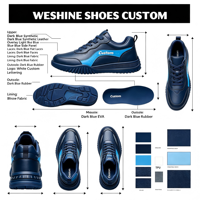Baskets basses en cuir pour hommes, à lacets, color block, style urbain, semelle souple en caoutchouc, chaussures décontractées pour la marche quotidienne