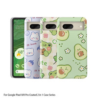 Coque de téléphone 3D par sublimation 2-en-1 Fonlyu pour Google Pixel 10 9 9A 8 8A Pro XL – Étuis vierges pour impression par transfert thermique