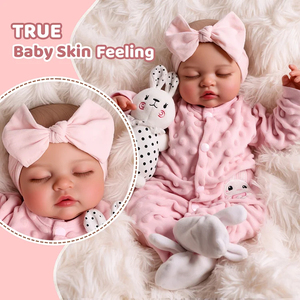 <span class=keywords><strong>Poupée</strong></span> Reborn Babeside <span class=keywords><strong>Nancy</strong></span> de 17" Endormie, Petite Fille Nouveau-Née, Guérison du Cœur - Product Image 2