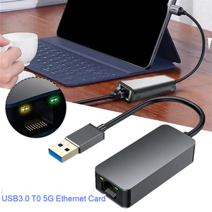 टाइप-सी से <span class=keywords><strong>5</strong></span> ग्राम ईथरनेट आरजे 45 पोर्ट वायर्ड नेटवर्क एडाप्टर कन्वर्टर 5000 एमबीपीएस आरटीसी के लिए l8157b चिपसेट यूएसबी - Product Image 4