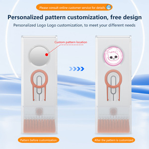 Soporte para teléfono móvil WMOI TEC, bolígrafo de limpieza para auriculares, limpiador portátil 9 en 1 para teclado y computadora - Product Image 3