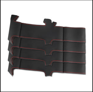 Funda de Volante Deportiva de Cuero con Fibra de Carbono para <span class=keywords><strong>Lexus</strong></span> GX 460 RX 350 <span class=keywords><strong>LX</strong></span> GS <span class=keywords><strong>200t</strong></span> ES, Cosida a Mano, Cálida - Product Image 4