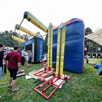 Vente en gros de jeux d'attraction personnalisés et amusants Power Games High Striker de 10 à 17 pieds pour parcs d'attractions et fêtes foraines