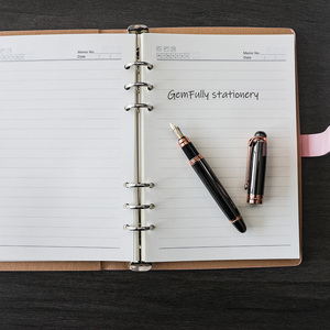 <span class=keywords><strong>Agenda</strong></span> Diaria GemFully, Cuaderno de Cuero, Planificador Recargable, Impresora para Escritorio - Product Image 4