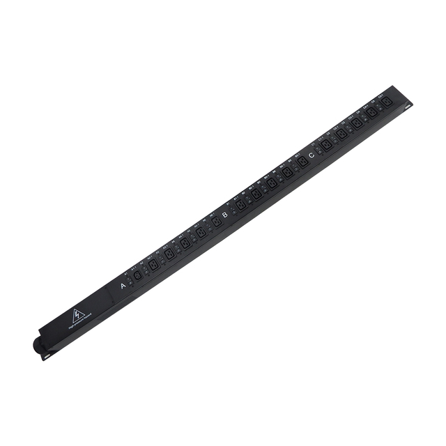 High Quality Three-Phase 415V 80A Rack Power Distribution Unit 16 Sockets C13/C19 Modules Sheet Metal Black Network PDU Data