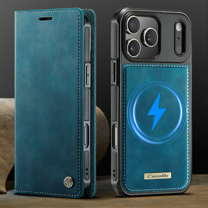 Porte-cartes personnalisé en gros avec logo pour 17 Pro Max, étui portefeuille en cuir PU de haute qualité, promotionnel, à rabat magnétique, 2-en-1 détachable - Product Image 1