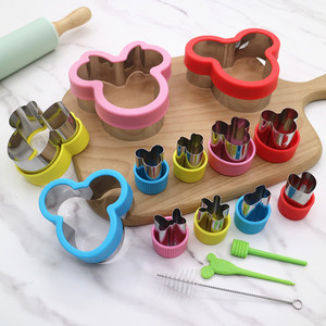 Juego de 15 Cortadores de Galletas con Formas de Frutas, Verduras y Dibujos Animados, Cortadores de Galletas de <span class=keywords><strong>Minnie</strong></span> y Mickey Mouse para Niños - Product Image 3