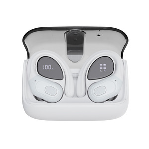 Auriculares inalámbricos personalizados con pantalla digital, impermeabilidad IPX7 y control táctil para deportes - Product Image 1