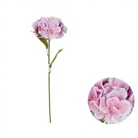 Fleurs d'hortensia artificielles blanches en soie, hortensias artificiels avec tiges, faux hortensias pour les arrangements de mariage et la décoration de fêtes