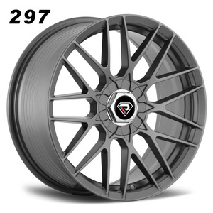 รุ่น gpwlgzj 297 8/8 18นิ้ว5J 5รู100/108/112/114.3/120มม. พร้อมฝาใหญ่สีเงิน/Gunmetal ล้อรถโดยสารสำหรับ <span class=keywords><strong>rotiform</strong></span> - Product Image 2