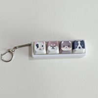 DIY Customize Keyboard Fidget Kit 4 Keys 9 Keys Clicker Keyboard Fidget Kit Small Keyboard case Fidget Base