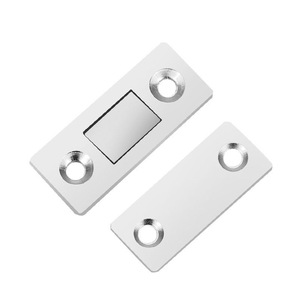 Loquets de porte magnétiques en acier inoxydable, quincaillerie magnétique puissante pour armoires, tiroirs, portes coulissantes, design minimaliste - Product Image 5