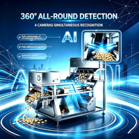 Vue à 360 degrés °   Trieuse chromatique de type crawler sans zone aveugle pour la triage des couleurs