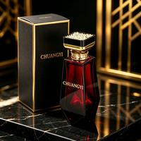 Flacon pulvérisateur de parfum en verre vide de luxe exquis, 100 ml, avec logo personnalisé par marquage à chaud et boîte cadeau pour emballage de parfum – Vente en gros