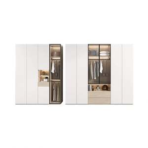 Armario de Dormitorio de Madera Integrado de Estilo Moderno de Alta Calidad, Armario de Casa Completa Personalizado de Fábrica para Uso en el Hogar o en Hoteles - Product Image 1