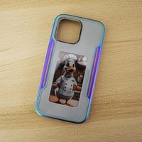 Étui de téléphone NFC JOYPORODO B234 avec écran E-ink et projecteur AI DIY compatible avec les étuis de téléphone pour iPhone 13 14 15 16 Pro Max