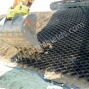 Độ bền kéo cao mịn kết cấu đục HDPE nhựa geocell - Product Image 4