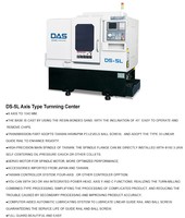 Fraiseuse CNC horizontale de type Gang DS-5L lit incliné à 2 axes 1040mm de long voyage axe X haute sécurité Fanuc GSK 220v contrôle