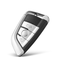 Housse de clé de voiture avec télécommande intelligente pour BMW série 1 3 5 6 E90 E91 E60 E70 X3 X5 Z3 CAS4 F 3 7 5 série E90 E92